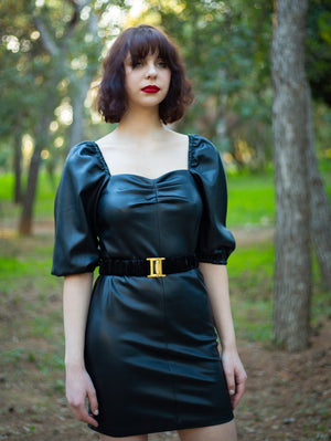 Magnolia Black Mini Dress
