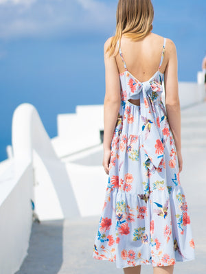 Begonia Open-Back Dress