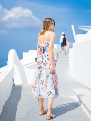 Begonia Open-Back Dress