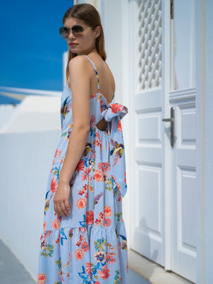 Begonia Open-Back Dress