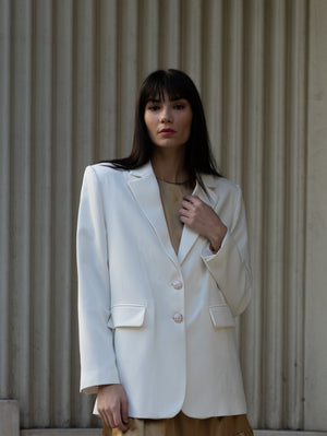 Isabella White Blazer