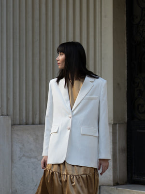 Isabella White Blazer