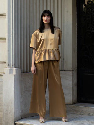 Isabella Gold Trousers