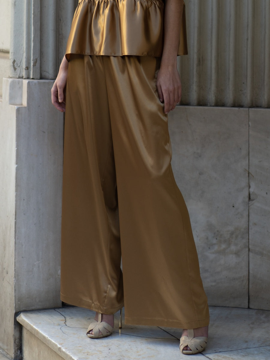 Isabella Gold Trousers