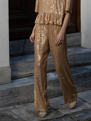 Honey Sequin Trousers