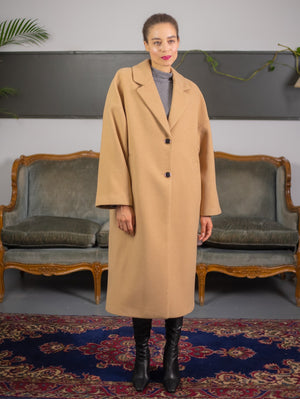 Grace Wool Camel Coat