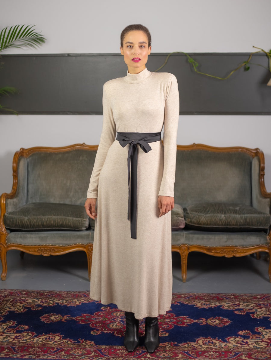 Julia Wool White Creme Dress