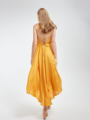 Nata Open-back Maxi Dress