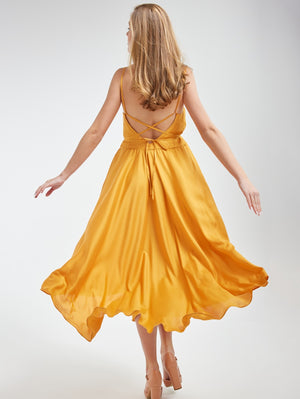 Nata Open-back Maxi Dress