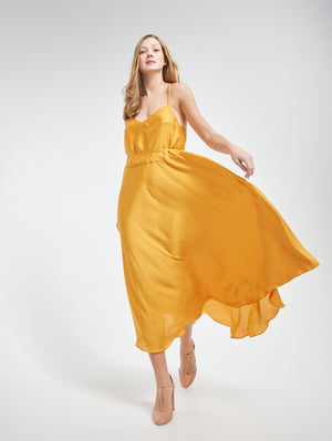 Nata Open-back Maxi Dress