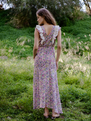 Mariposa Maxi Wrap Dress