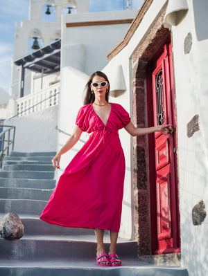 Stella Midi Pink Dress