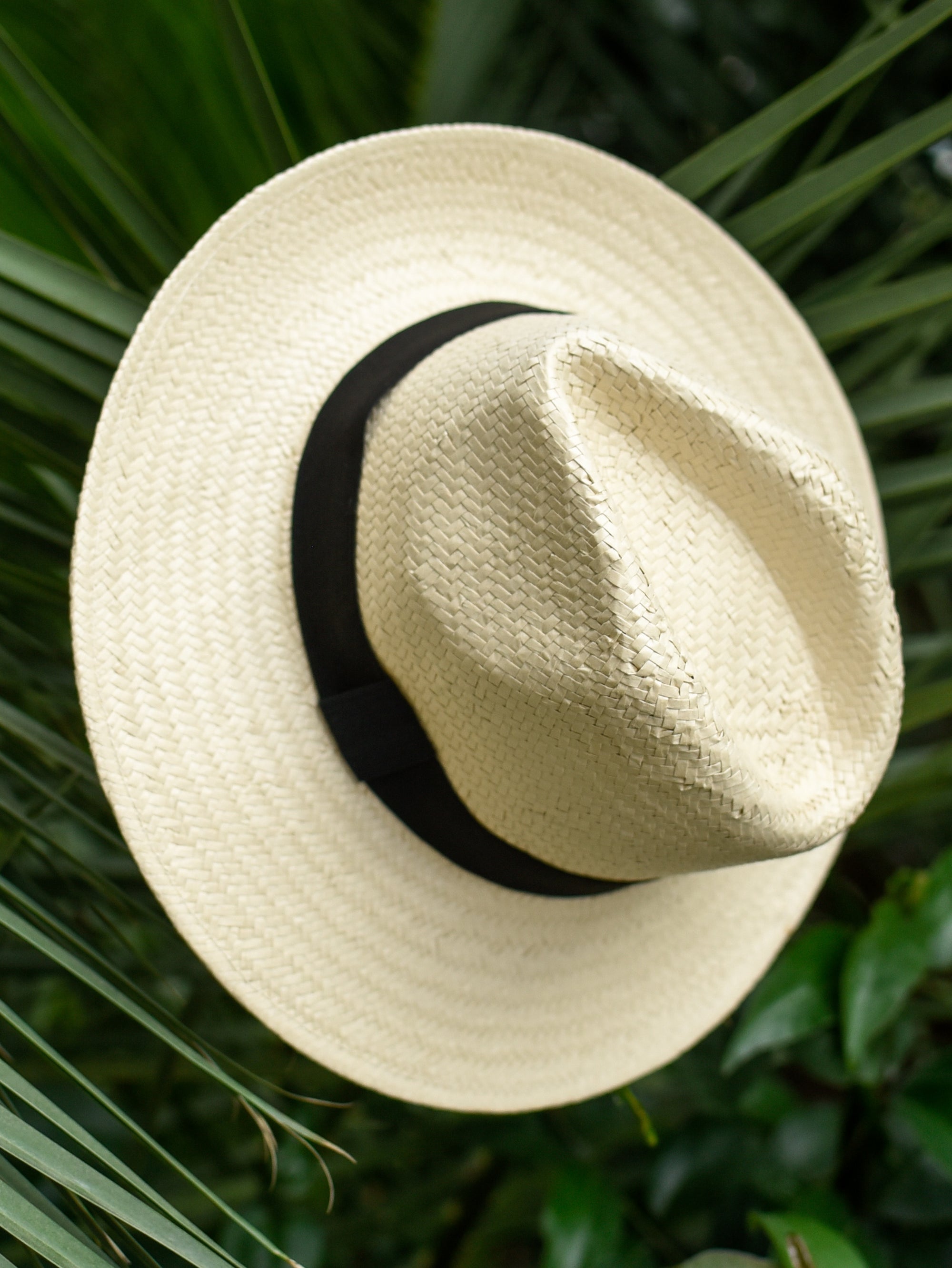 Ecru Handmade Summer Panama Hat