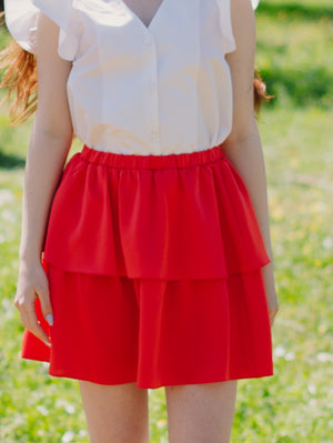 Naomi Layered Mini Skirt