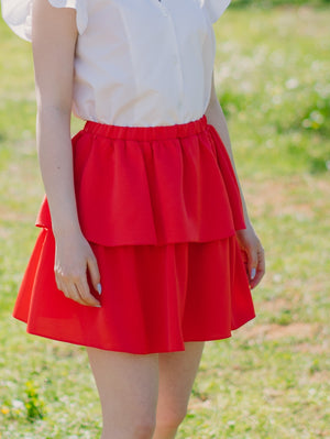 Naomi Layered Mini Skirt
